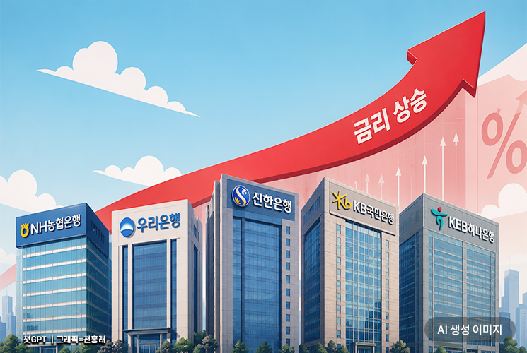 7월 주담대 금리 4.48%로 상승…2년8개월만에 최고치