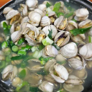 오씨칼국수 물총 동죽
