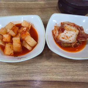 깍두기와 김치
