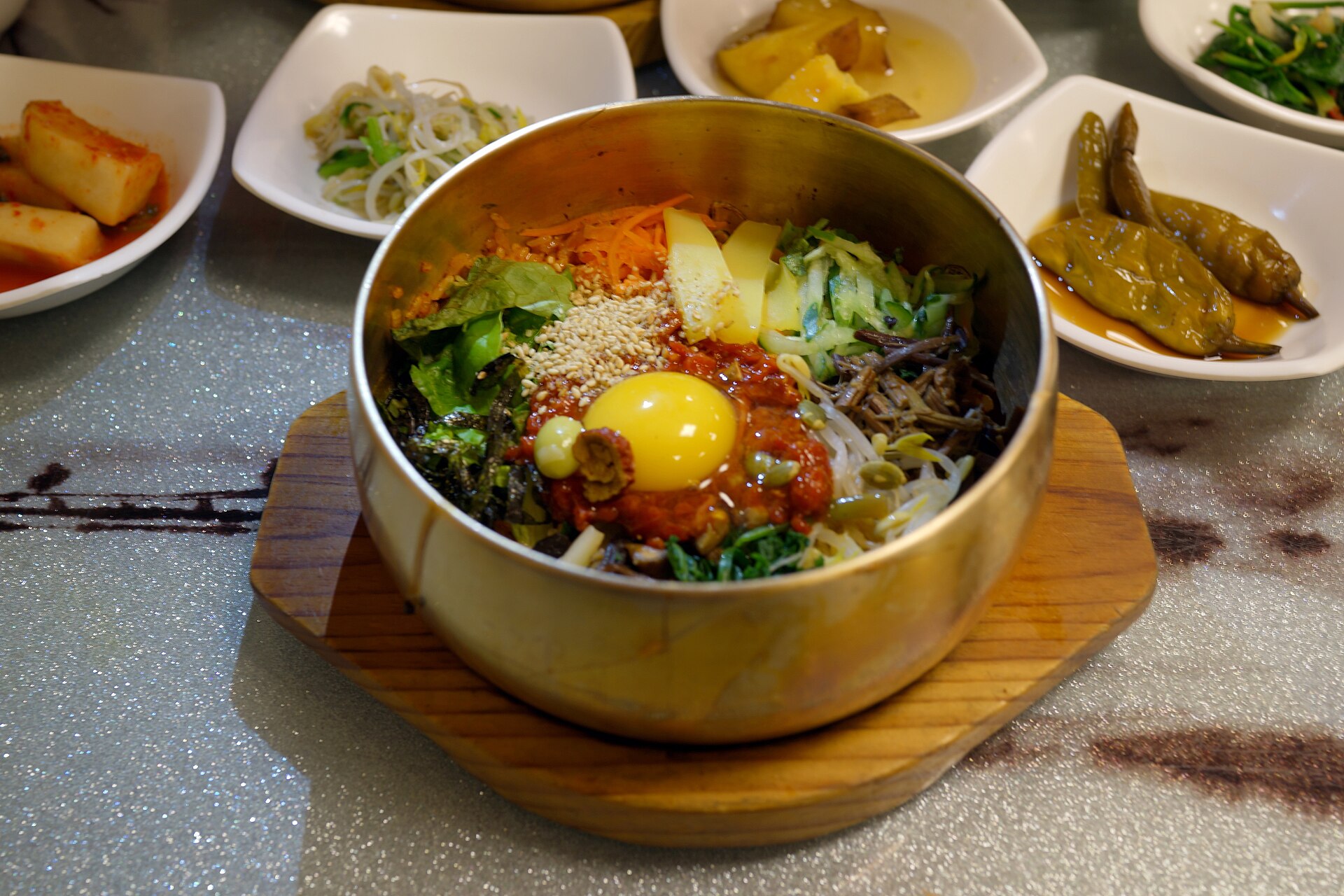 2013년 촬영된 전주비빔밥 자료사진. 2026 한식대축제 제공 음식이나 행사 현장 사진이 아님. lovelyheewon, CC0.